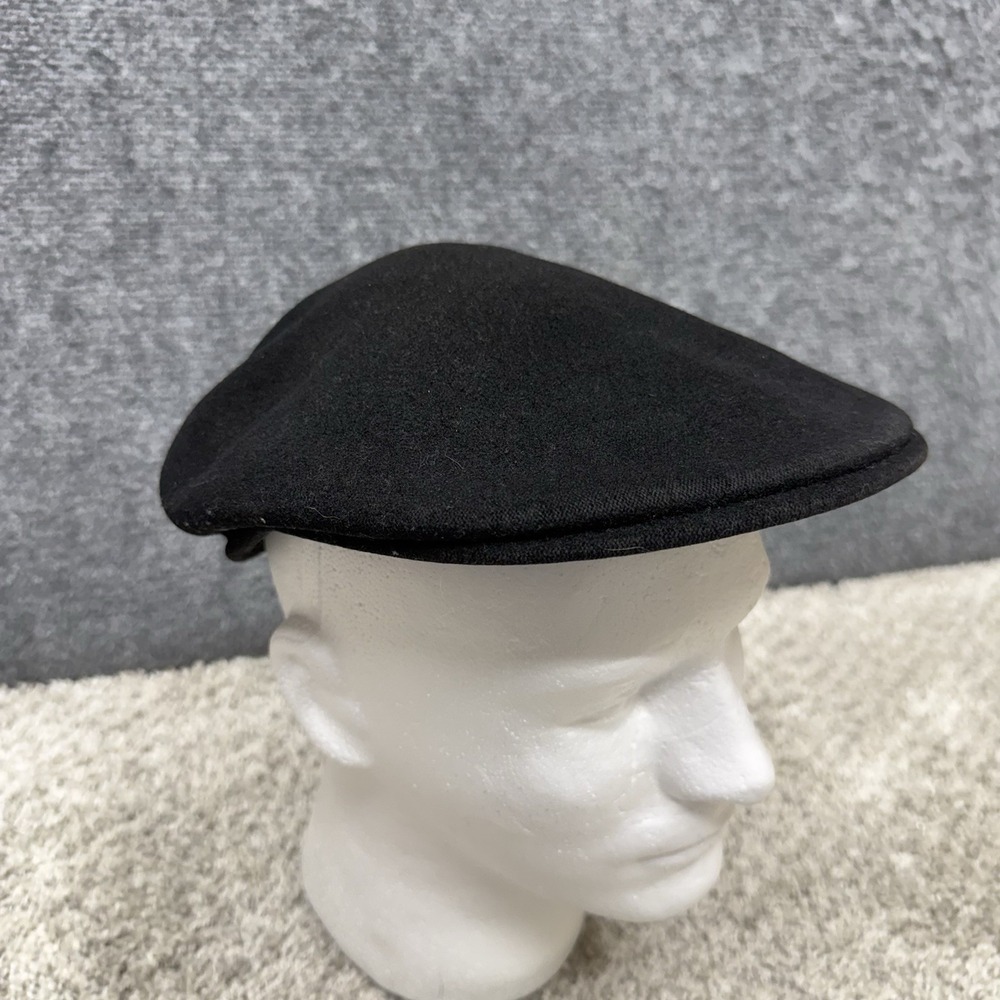 Kangol Wool 504 Newsboy hat cap black XL mens